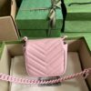 Replica Gucci Gg Marmont Leather Belt Chain Shoulder Bag 739599