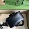 Replica Gucci Gg Marmont Leather Belt Chain Shoulder Bag 739599