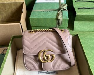 Replica Gucci GG Marmont Mini Shoulder Bag 739682