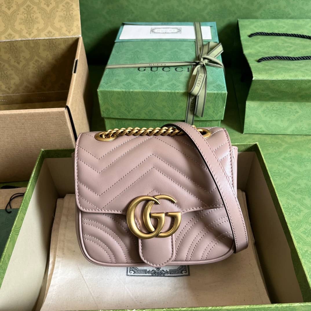 Replica Gucci GG Marmont Mini Shoulder Bag 739682