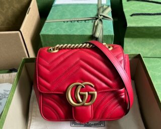 Replica Gucci GG Marmont Mini Shoulder Bag 739682