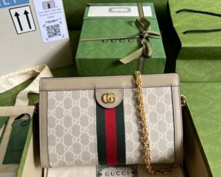 Replica Gucci GG Supreme Ophidia Small Chain-Strap Shoulder Bag 503877