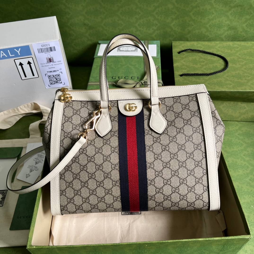 Replica Gucci Gg Supreme Ophidia Medium Tote Bag 524537