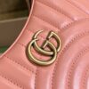 Replica Gucci GG Marmont Half-Moon-Shaped Mini Bag 699514