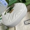 Replica Gucci GG Marmont Half-Moon-Shaped Mini Bag 699514