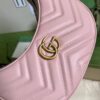 Replica Gucci GG Marmont Half-Moon-Shaped Mini Bag 699514