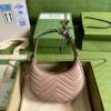 Replica Gucci GG Marmont Half-Moon-Shaped Mini Bag 699514