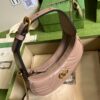 Replica Gucci GG Marmont Half-Moon-Shaped Mini Bag 699514