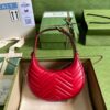 Replica Gucci GG Marmont Half-Moon-Shaped Mini Bag 699514