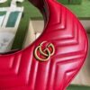 Replica Gucci GG Marmont Half-Moon-Shaped Mini Bag 699514