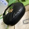 Replica Gucci GG Marmont Half-Moon-Shaped Mini Bag 699514