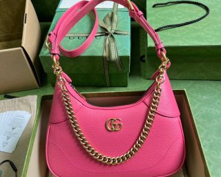 Replica Gucci Aphrodite Small Leather Chain Shoulder Bag 731817