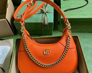 Replica Gucci Aphrodite Small Leather Chain Shoulder Bag 731817