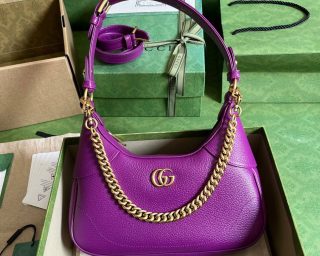 Replica Gucci Aphrodite Small Leather Chain Shoulder Bag 731817