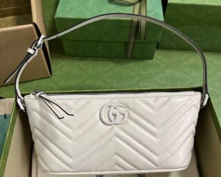 Replica Gucci GG Marmont Quilted Shoulder Bag 739166