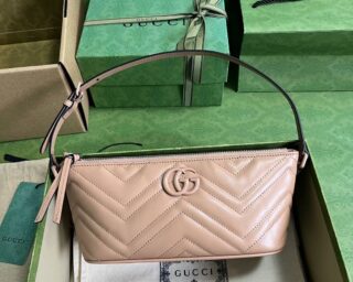 Replica Gucci GG Marmont Quilted Shoulder Bag 739166