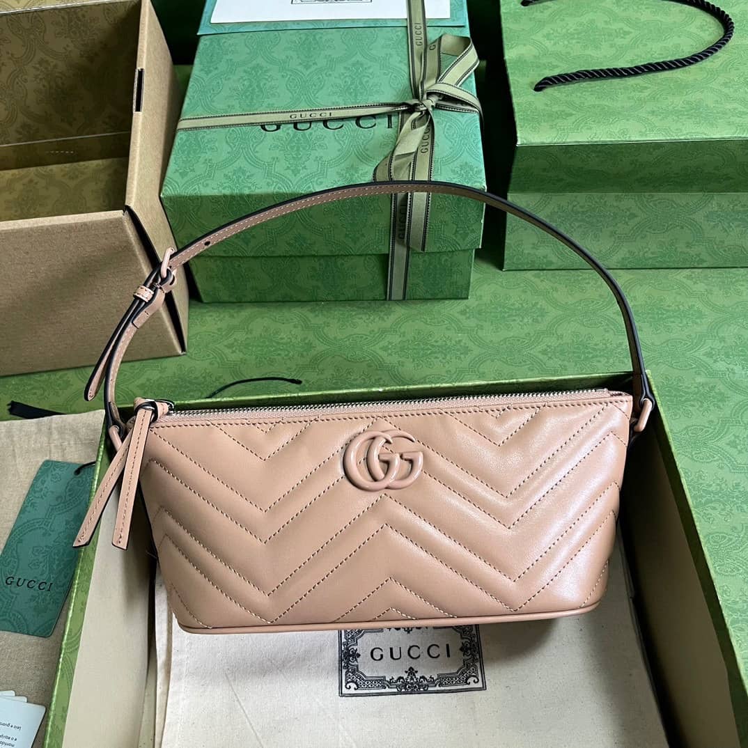 Replica Gucci GG Marmont Quilted Shoulder Bag 739166