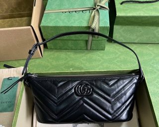 Replica Gucci GG Marmont Quilted Shoulder Bag 739166