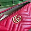 Replica Gucci GG Marmont Quilted Shoulder Bag 739166