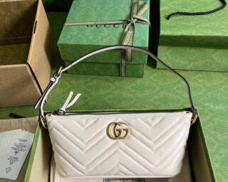 Replica Gucci GG Marmont Quilted Shoulder Bag 739166