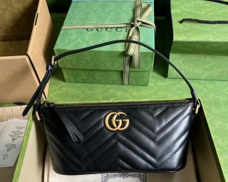 Replica Gucci GG Marmont Quilted Shoulder Bag 739166