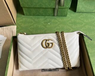 Replica Gucci GG Marmont Shoulder Bag Chain Wallet 443447