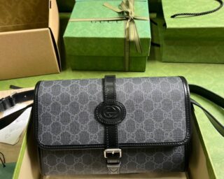 Replica Gucci GG Messenger Bag With Interlocking G 745679