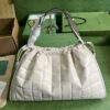 Replica Gucci Deco Leather Medium Tote Bag 746210