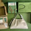 Replica Gucci Deco Leather Medium Tote Bag 746210