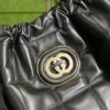 Replica Gucci Deco Leather Medium Tote Bag 746210