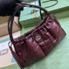 Replica Gucci Deco Leather Medium Tote Bag 746210