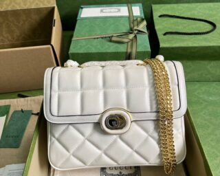 Replica Gucci Small Deco Chain Shoulder Bag 740834