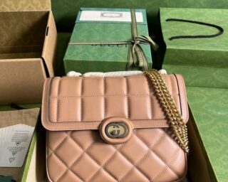 Replica Gucci Small Deco Chain Shoulder Bag 740834