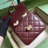 Replica Gucci Deco Mini Leather Shoulder Bag 741457