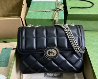 Replica Gucci Small Deco Chain Shoulder Bag 740834