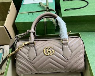 Replica Gucci GG Marmont Small Top Handle Bag 746319