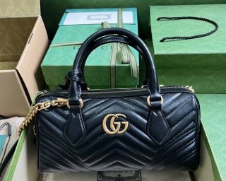 Replica Gucci GG Marmont Small Top Handle Bag 746319