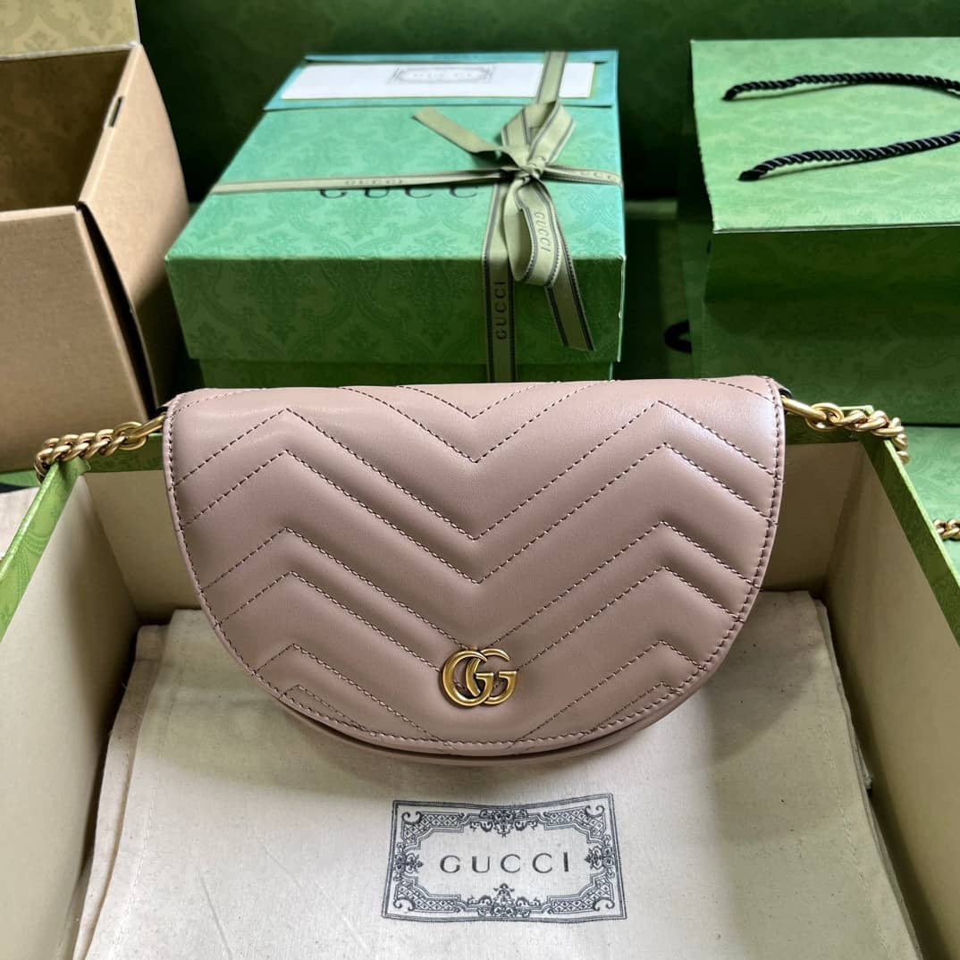 Replica Gucci Gg Marmont Matelasse Chain Mini Crossbody Bag 746431