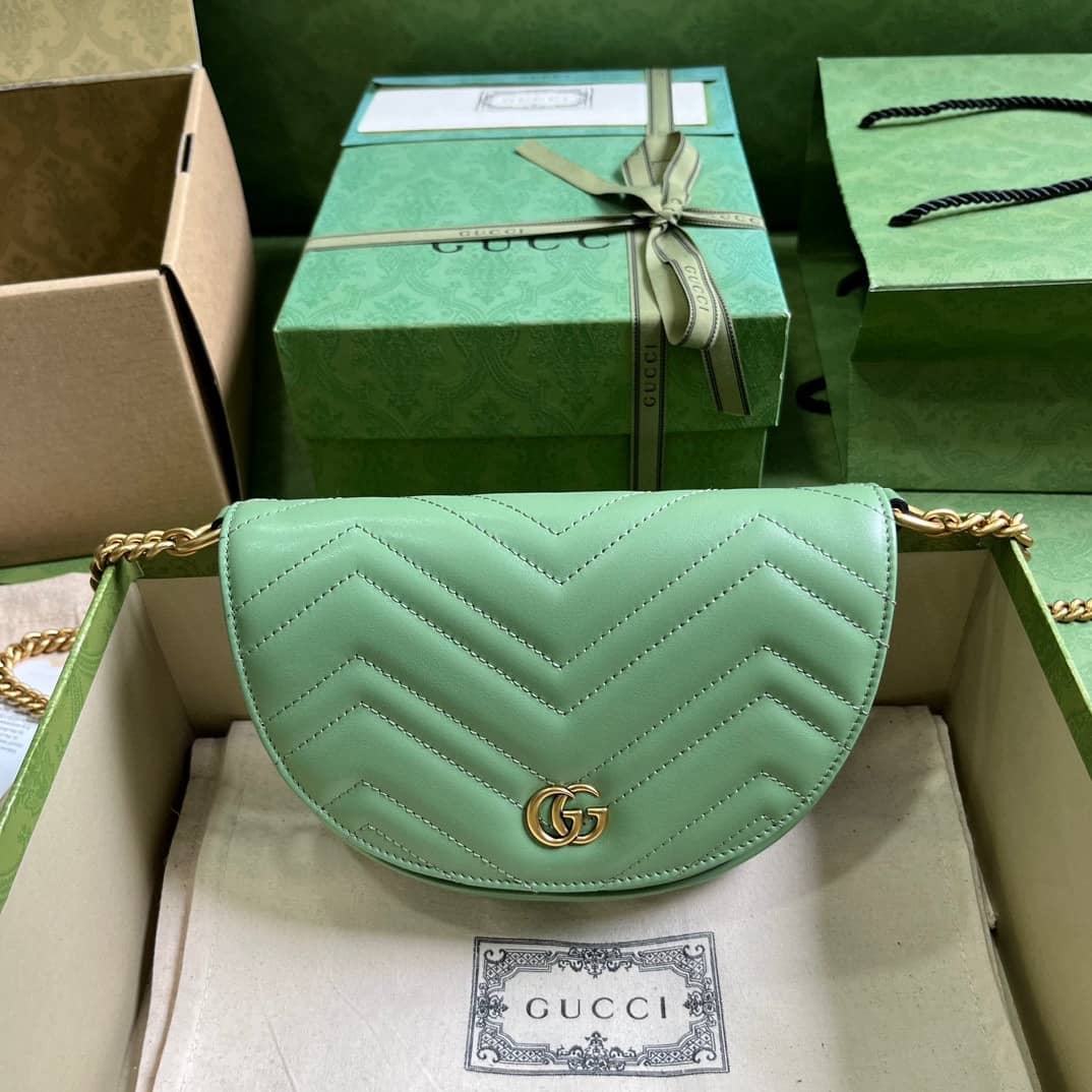 Replica Gucci Gg Marmont Matelasse Chain Mini Crossbody Bag 746431