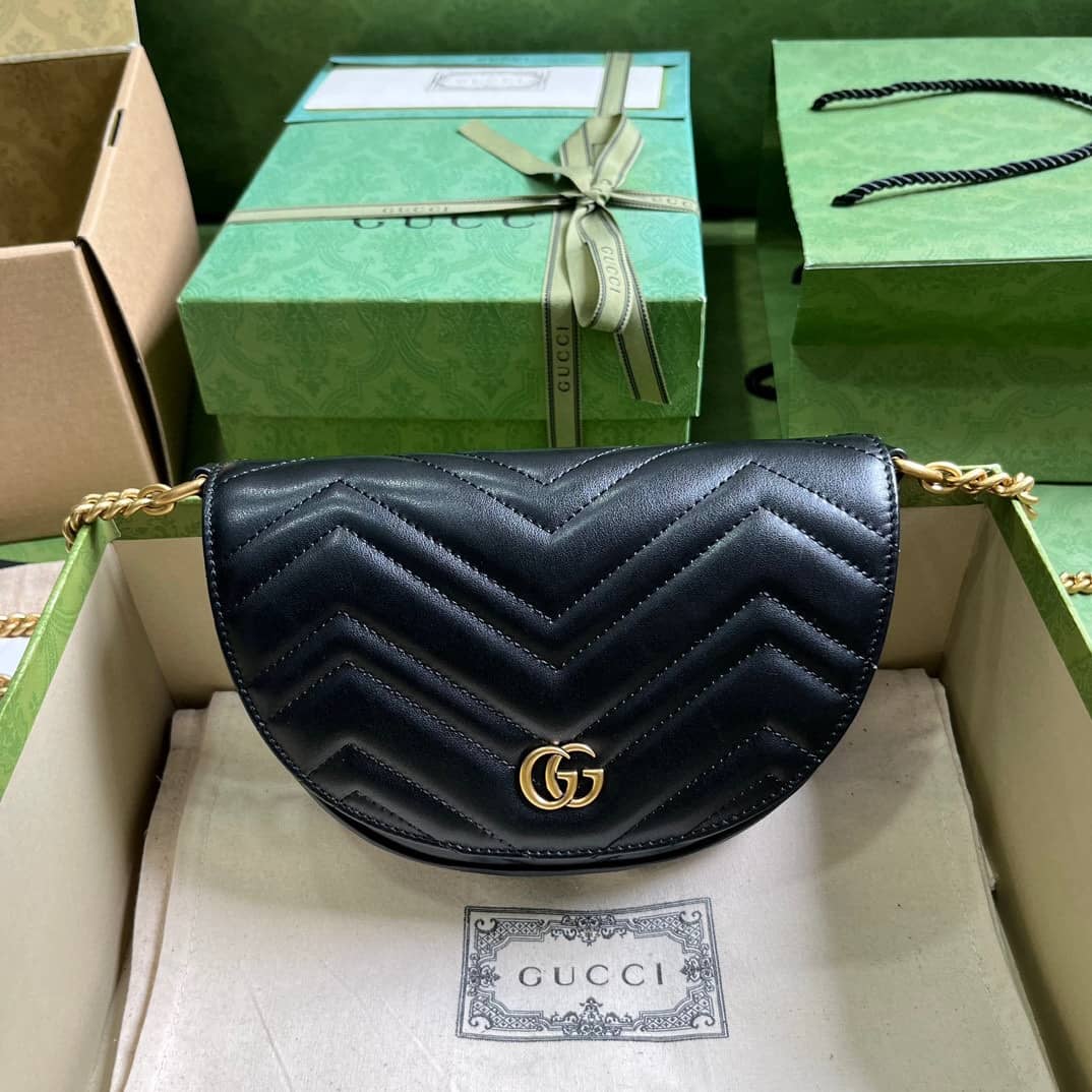 Replica Gucci Gg Marmont Matelasse Chain Mini Crossbody Bag 746431