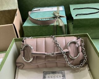 Replica Gucci Horsebit Chain Small Shoulder Bag 764339