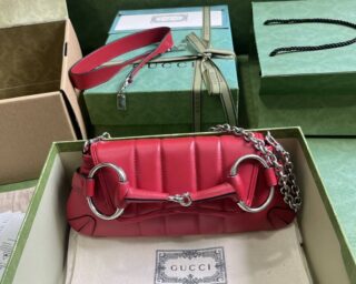 Replica Gucci Horsebit Chain Small Shoulder Bag 764339