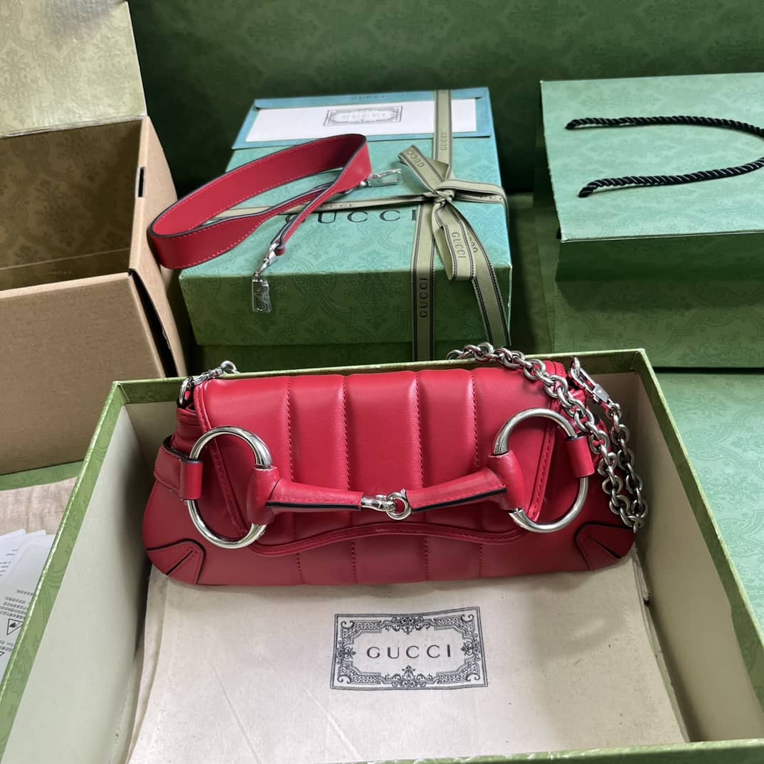 Replica Gucci Horsebit Chain Small Shoulder Bag 764339