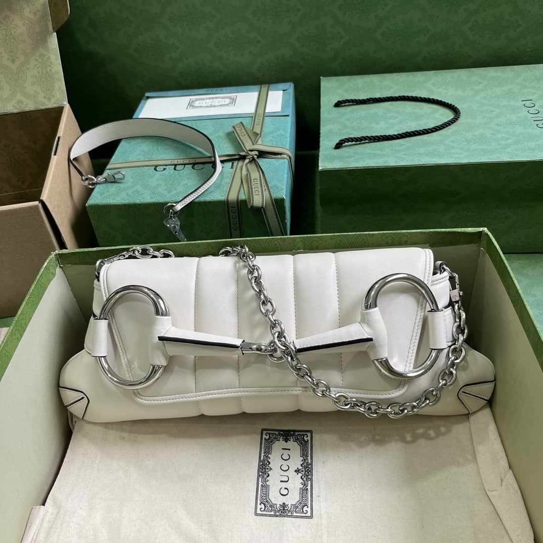 Replica Gucci Horsebit Chain Medium Shoulder Bag 764255