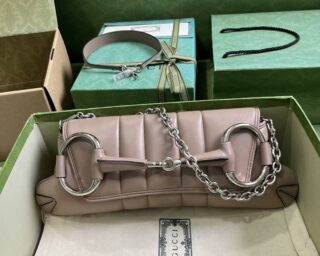 Replica Gucci Horsebit Chain Medium Shoulder Bag 764255