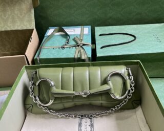 Replica Gucci Horsebit Chain Medium Shoulder Bag 764255