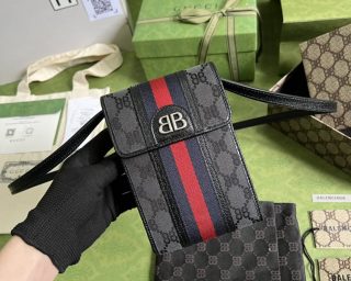 Replica Gucci Balenciaga Collaboration The Hacker Project Phone Bag 680130