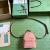 Replica Gucci Ophidia Mini GG Crossbody Bag In Pink Canvas 739701