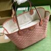 Replica Gucci Ophidia GG Large Tote Bag In Pink Canvas 741424