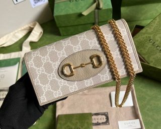 Replica Gucci Horsebit 1955 Wallet With Chain 621892